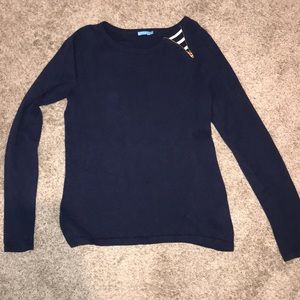 J. McLaughlin Blue Sweater